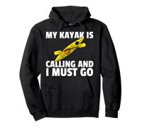 Kayak Canoe Gift Kayaking Canoeing Yak Paddling Pullover Hoodie