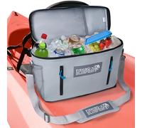 Kayak Cooler Behind Seat - Small Portable Cooler Bag for Kayak Seat Storage, Kayak Accessories for Fishing, Kayak Crate, Insulated Soft Sided Cooler Bag for Paddle Board Cooler - Fishing Blueprint