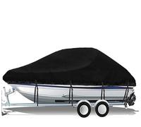 Kayak Cover Boat Cover for Four Winns HD 200, Oxford Fabric Runabout Boat Cover Canoe Cover with Stretchy Elastic Band and Buckle Waterproof Dinghy Cover