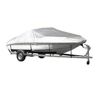Kayak Cover Boat Cover for Hydra-Sports 1900 Vector, Oxford Fabric Runabout Boat Cover Canoe Cover with Stretchy Elastic Band and Buckle Waterproof Dinghy Cover,C Silver