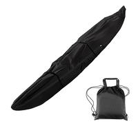 Kayak cover, Cover 420D Oxford Canoe Paddle Board Black Grey 10-18ft(Black,16ft)