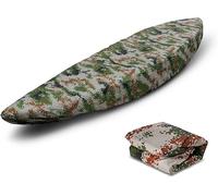 Kayak Cover Dust Cover Shield Waterproof Canoe Storage Dust Cover Polyester Outdoor Kayak Storage Dust Cover for Fishing Boat/Kayak/Canoe/Paddle Board (Large flower camouflage)