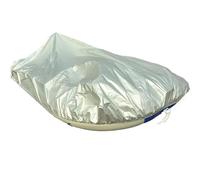 Kayak Cover Dust Cover Silver Waterproof Oxford Boat Cover for Canoe Kayak Inflatable Boats Dinghy 2.3-4.7m(For 3.6m Boat)