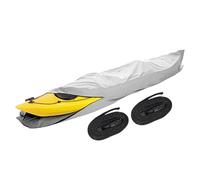 Kayak Cover | Dustproof Waterproof UV-Resistant Protective | Fishing Boat Dust Protector,for Transport Protection Outside Travel Kayaking Fishing Rafts Surfboard