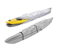 Kayak Cover, UPF 50+ Waterproof 420D Canoe Cover, Dustproof Outdoor Storage for Fishing Boat and Paddle Board