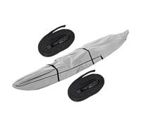 Kayak Cover - Waterproof, Dustproof, UV Resistant Shield, Protective Storage Bag Made of 420D Oxford Fabric, Paddle Board Surfboard Raft Cover for Fishing Boat Outdoor Travel Protection