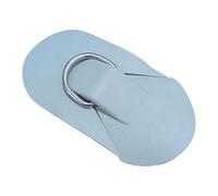 Kayak D-Ring, D Shape Buckle, 8.86x4.72 Inch Base with Strong Grip, Sturdy PVC Boat Clasp, Compact Marine Buckle with Smooth Style, Outdoor Accessory pe