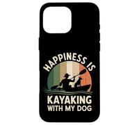 Kayak Dog Canoe Love Water Nature Adventure Case for iPhone 16 Pro Max