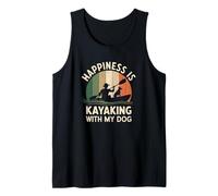 Kayak Dog Canoe Love Water Nature Adventure Tank Top