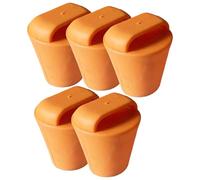 Kayak Drain Plug, Drain Hole Stopper Bung, Watertight Sealing Replacement with Easy Grip Tabs, Perfect for Boat Lake River Oceans Outdoor Camping Water Sports, Orange
