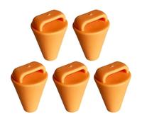 Kayak Drain Plug, Drain Hole Stopper Bung, Watertight Sealing Replacement with Easy Grip Tabs, Perfect for Boat Lake River Oceans Outdoor Camping Water Sports, Orange
