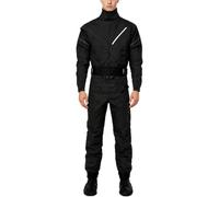 Kayak Dry Suit for Men, 3-layer Waterproof Fabric Drysuit with Latex Collars Sleeves and Neoprene Socks