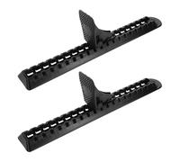 Kayak Foot Pedal Pair Black Rubber Plastic for River Raft
