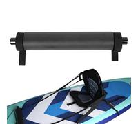 Kayak Foot Pegs Pedal - 17" Padded Footrests 18mm EVA Foam Cushion Lightweight Aluminum | Comfortable Replacement Foot Splints for Inflatable Boats, Pla