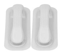 Kayak Handrail Convenient to Install Lightweight for River Rafting, 2pcs Gray White Handle for Rowing Sport