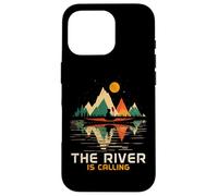 Kayak Kayaking Vintage Mountains Canoe Canoeing Kayaker Case for iPhone 16 Pro