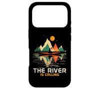 Kayak Kayaking Vintage Mountains Canoe Canoeing Kayaker Case for iPhone 17 Pro