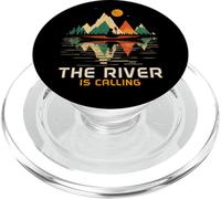 Kayak Kayaking Vintage Mountains Canoe Canoeing Kayaker PopSockets PopGrip for MagSafe