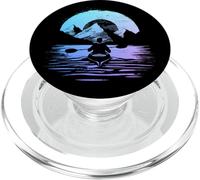 Kayak Kayaking Vintage Mountains Canoe Canoeing Kayaker PopSockets PopGrip for MagSafe