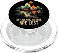 Kayak Kayaking Vintage Mountains Canoe Canoeing Kayaker PopSockets PopGrip for MagSafe