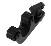 Kayak Paddle Holder Track Mount with Fishing Rod Support, Black Plastic | Paddle and Fishing Rod Use, Easy Installation, Versatile Stability, Inflatable Boats and Watercraft