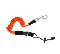 Kayak Paddle Leash Lightweight Coiled Tether Carabiner Secures Items Aboard | Cord for Canoeing Kayaking Fishing Boating Paddle Boarding Sailing Surfing Marine Water Sports Lakes Rivers Oceans