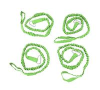 Kayak Paddle Leash Super Stretchy Anti Lost Portable Nylon Canoe Paddle Rope for Kayaking Fishing Surfing Drifting 4Pcs (Green)