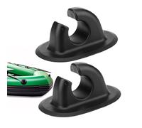 Kayak Paddle Mount, Paddle Holder, Boat Clamp, Secure Locking Grip, PVC Build, Ideal for Canoeing Fishing Rafting, Kayak Clip Attachment, 3.89x2.83x1.77 Inches