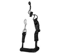 Kayak Paddle Strap - Extendable Leash Strap Lanyard | Attach Pungee Rod Holder | STACHES WITH CARABINER LEASE SAFETY | Safe Sports Gear For Saltwater Fishing