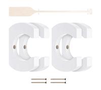 Kayak Paddle Wall Rack 4 Pieces Wood Oar Storage