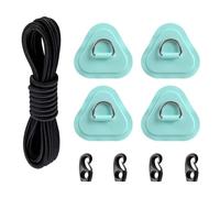 Kayak Patch Kit - 4-Piece Heavy Duty Weather-Resistant | Inflatable Boat Patch Kit,for Maintenance Repairing Canoe Surfboard Dinghy Outdoor Vacation