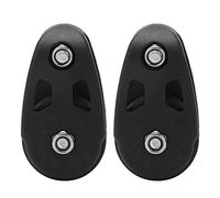 Kayak Pulley Kit 2pcs Nylon Kayak Slide Rail Anchor Trolley Pulley Block Sheave for Ship Yacht Canoe Boat Marine