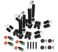 Kayak Roof Rack 2-in-1 Aluminum Folding J Bar Roof Carrier Rack-Includes 8 Pcs Ratchet Tie and 4 Pcs Anchor Strap-Mount on SUV, Car,Truck Roof Top Crossbar-Easy to Carry 2 Kayaks/Canoes/Surf, 2Pack