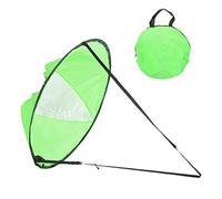 Kayak Sail, 108 cm Convenient Downwind Paddle Board Sail for Canoe Inflatable Boats, Folding PVC Wind Paddle with Storage Bag, Kayaking Sailing Accessory (Lake Blue) (Green)