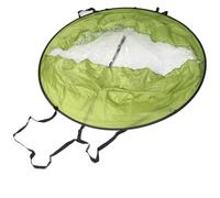 KAYAK SAIL WIND PADDLE BOARDING SAIL FOR WATER SPORTS ADVENTURE WITH CLEAR WINDOW AND STORAGE BAG (Green)