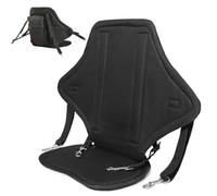 Kayak Seat - Portable Paddle Board Backrest Waterproof Adjustable Padded with Handy Storage Bag | Heavy Duty Comfortable Seat for Lawn Concert Travel Camping
