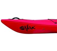 Kayak Sticker White Water Rafting Skelton Fish Bump Boat Sticker