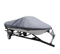 Kayak Storage Cover 14-16ft/16-18ft/17-19ft/20-22ft 210D Fishing Ski Boat Cover V-Hull Sunproof Protector Speedboat Mooring(C14-16FT)