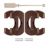 Kayak Storage Hook - Solid Pine Wood | Kayak Paddle Holder | Oar Organizer Wall Mounted Kayak1 Storage Rack Durable Wooden Hook Holder For Paddle Board Canoe Garage Shed Outdoor And Boathouse Use