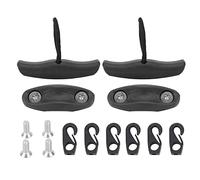 Kayak T Handle Replacement Accessories Soft Grip Durable Pull Handles with Screws for Sea Kayaks and Canoes Easy Carry Comfortable Non Slip Design