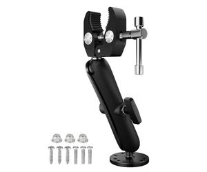 Kayak Trolling Motor Mount - Aluminium Alloy Mounting System, Adjustable Quick Release Clamp, Anti-Vibration Rotation Support for Stable Steering Control for Use In The