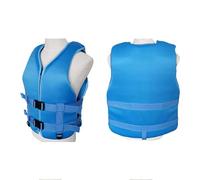Kayak Vest for Adults and Kids, Portable Breathable with Hidden Pocket and Double Webbing Straps, Adjustable for Fishing Surfing Sailing Boating Kayaking Drifting Water Sports(Blue,L)