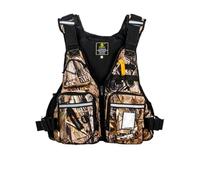 Kayak Vest for Adults with Multiple Pockets and Reflective Strips, Adjustable Kayak Vest with Whistle for Kayaking Fishing Canoeing Paddle Boarding Water Sports