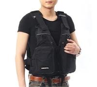 Kayak Vest with Multiple Pockets, Adjustable Straps and Reflective Strips, Kayak Vest for Kayaking Fishing Boating Canoeing Sailing Water Sports