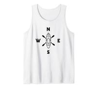 kayak wind rose water sport Tank Top