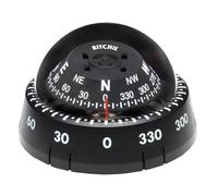 Kayaker Compass Ritchie XP-99, Kayaker Surface Mount Compass, 2.75-inch Dial,Black