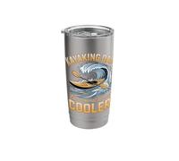 Kayaking Dad Like A Normal Dad But Cooler Stainless Steel Insulated Tumbler
