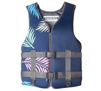 Kayaking Jackets Safety Vests, Portable Swim Vest Jackets with Adjustable Safety Strap for Swimming, Kayaking, Boating, Water Sports(Blue,M)