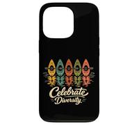 Kayaking Kayak Celebrate Diversity Case for iPhone 13 Pro