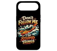Kayaking Kayak Don't Follow Me I Do Stupid Things Case for iPhone Air